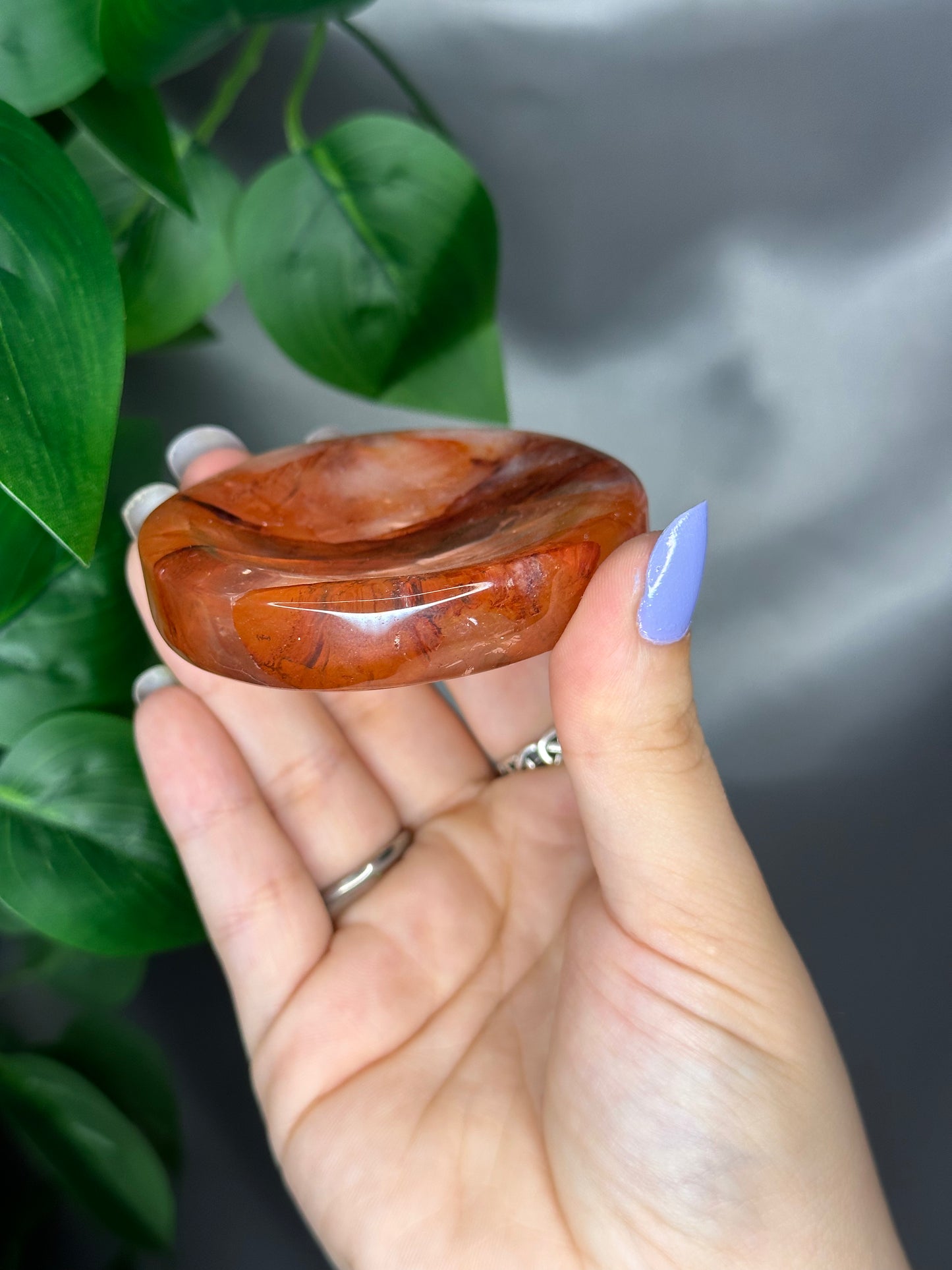 Hematoid Quartz Plate/Bowl