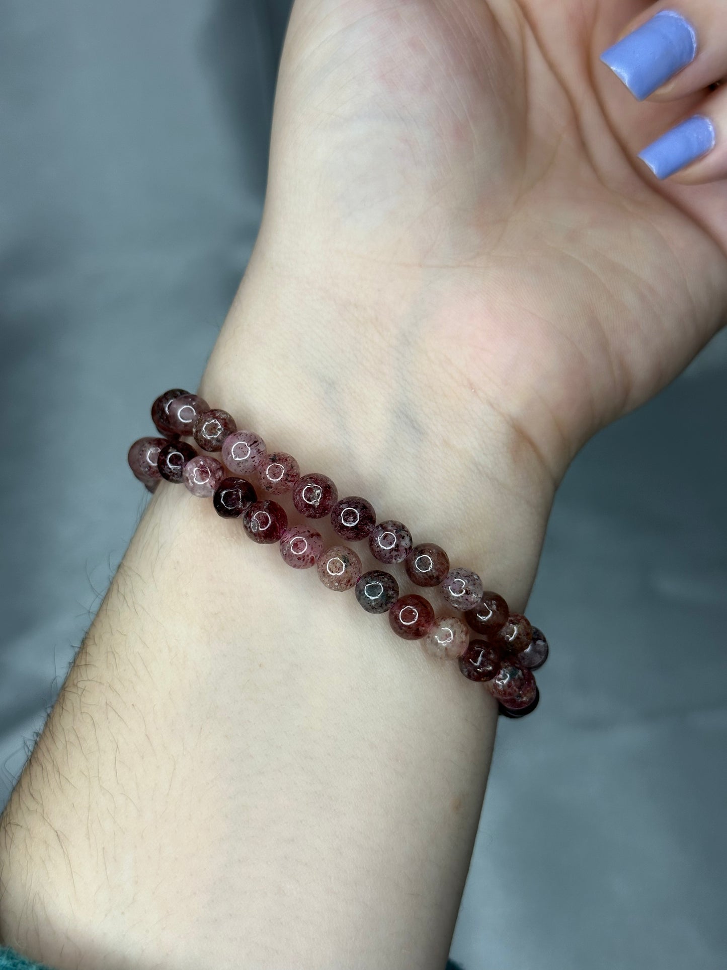 Strawberry Quartz Bracelet