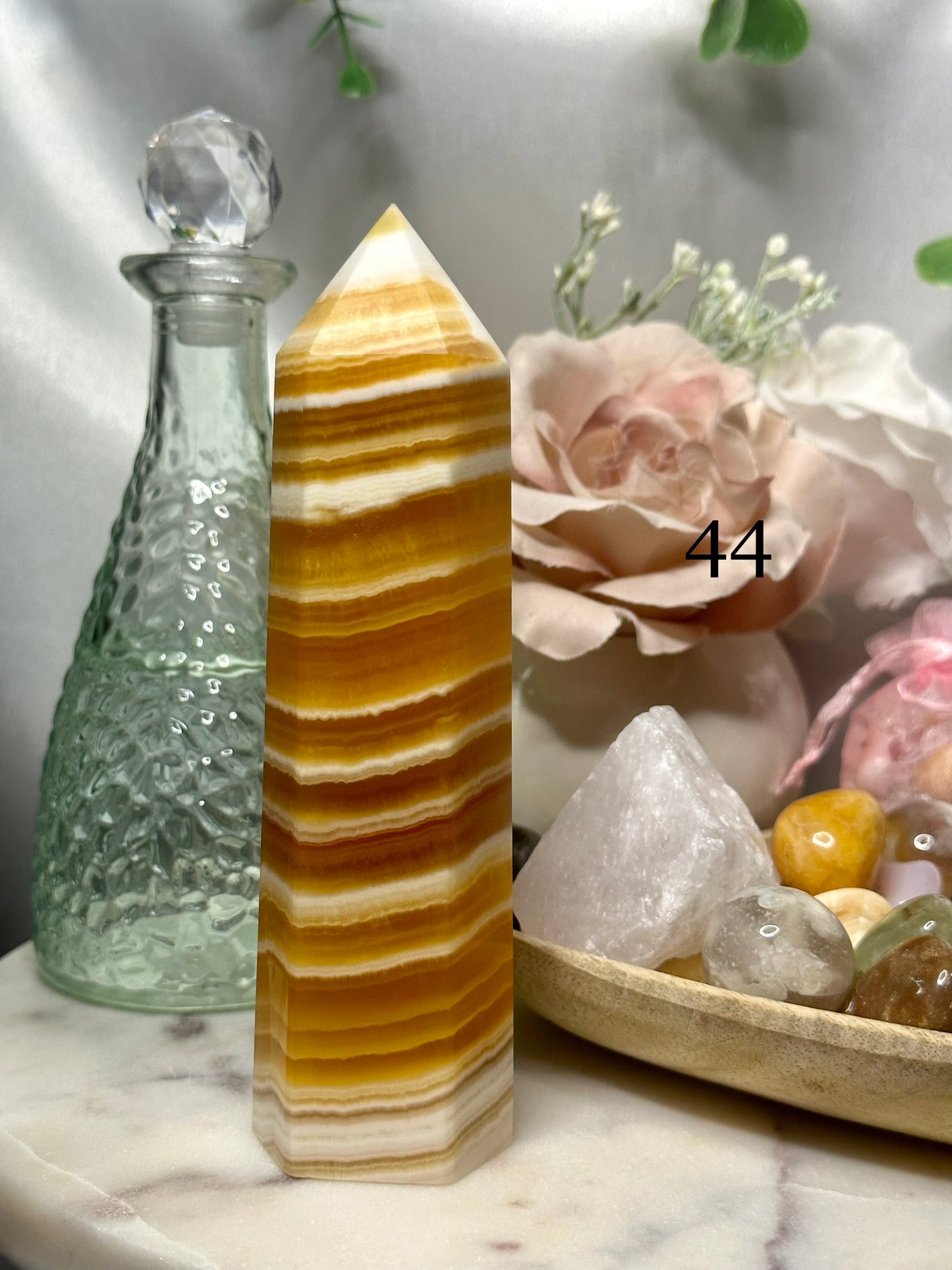 Juicy Orange Calcite Towers: You Choose!