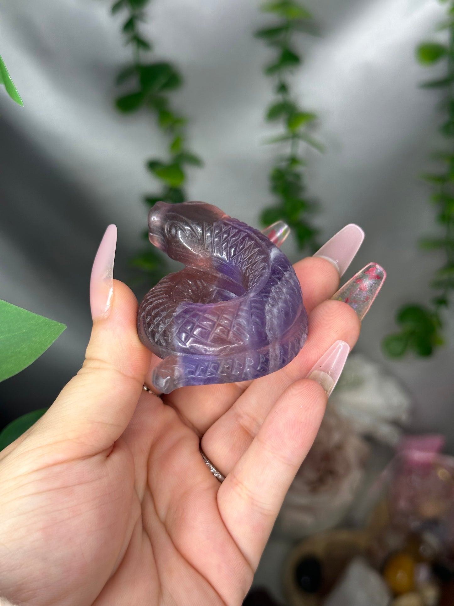 Purple Fluorite Snake