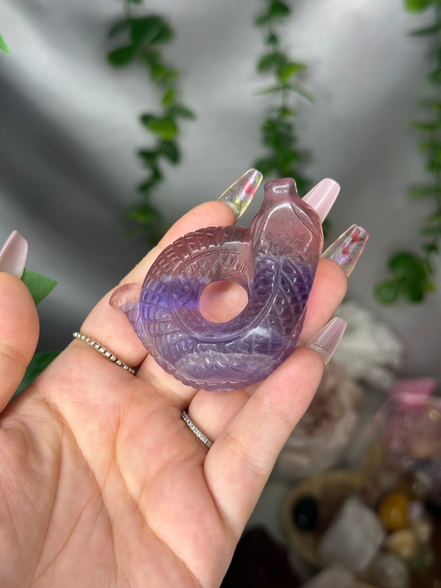 Purple Fluorite Snake