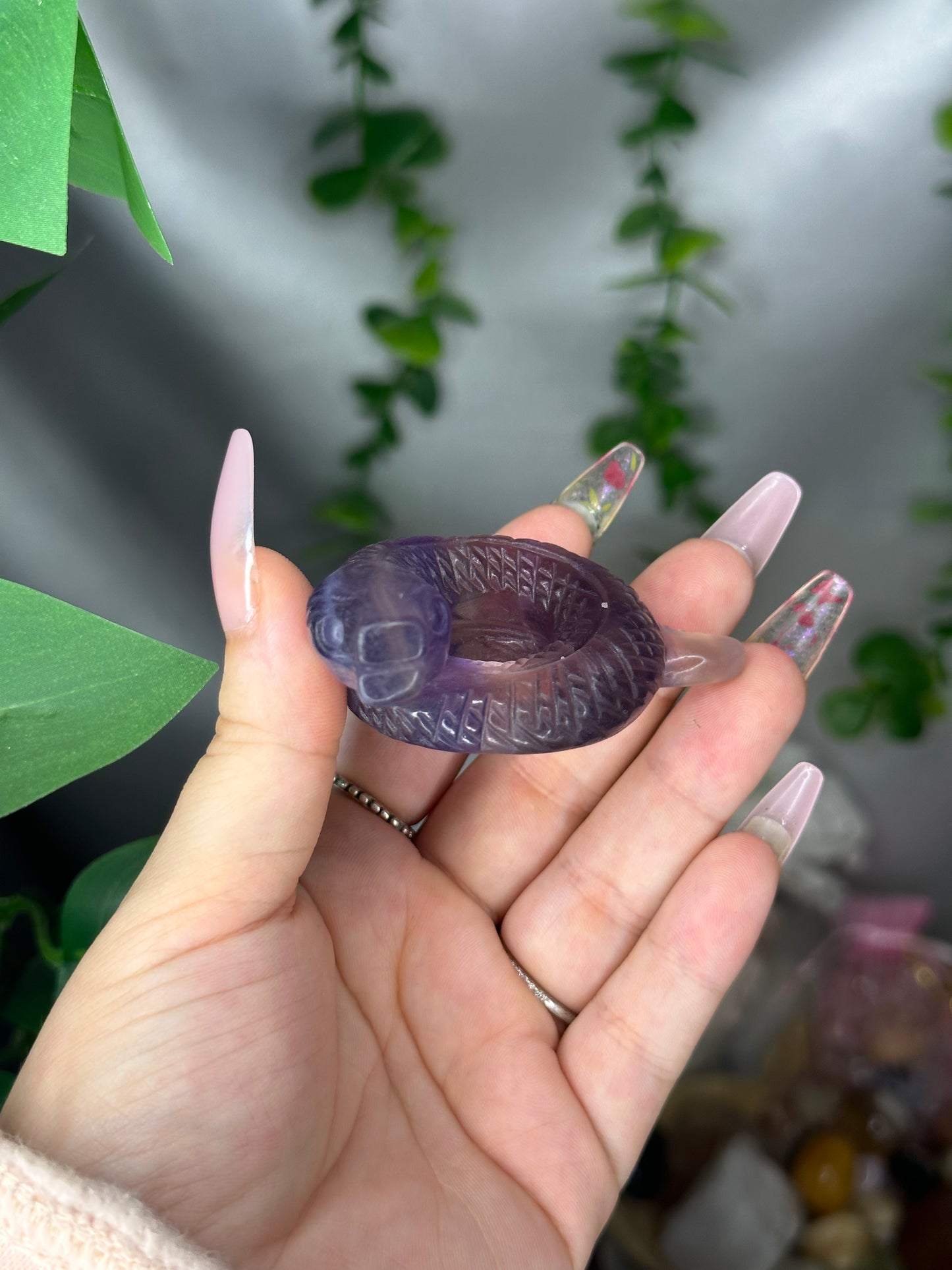 Purple Fluorite Snake