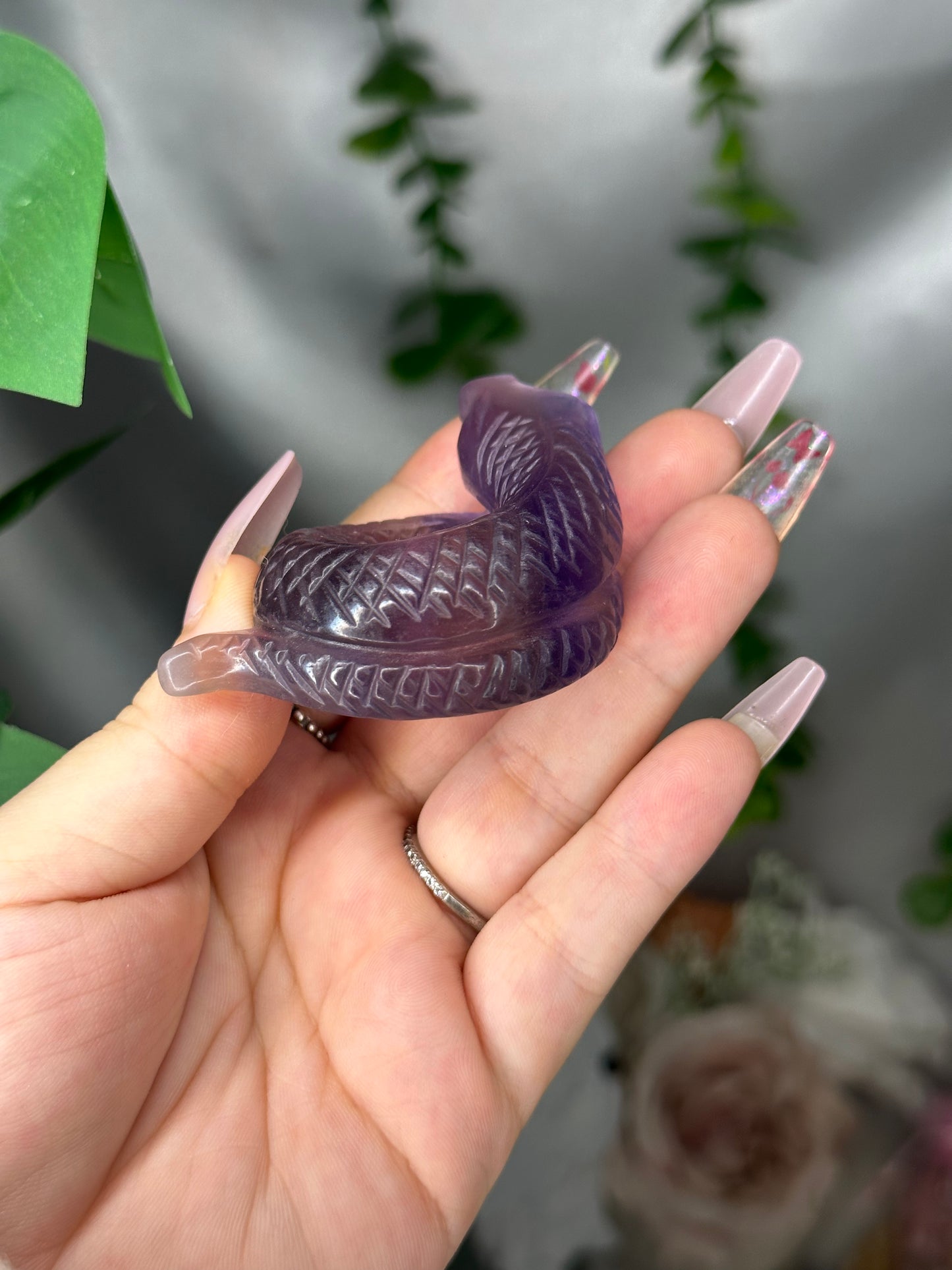 Purple Fluorite Snake