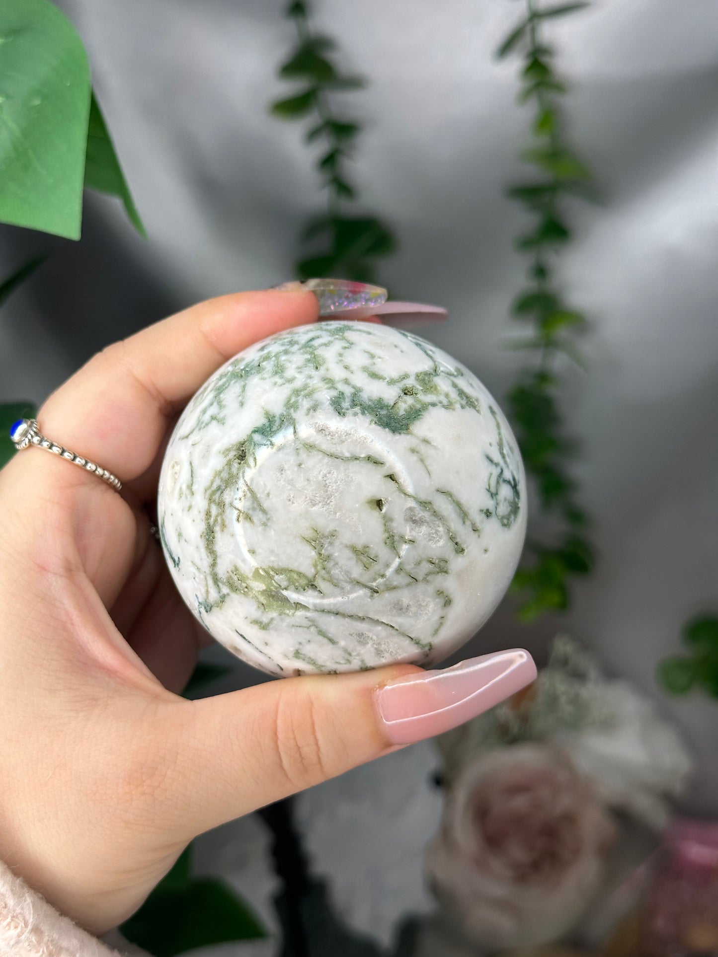 Tree Agate Sphere