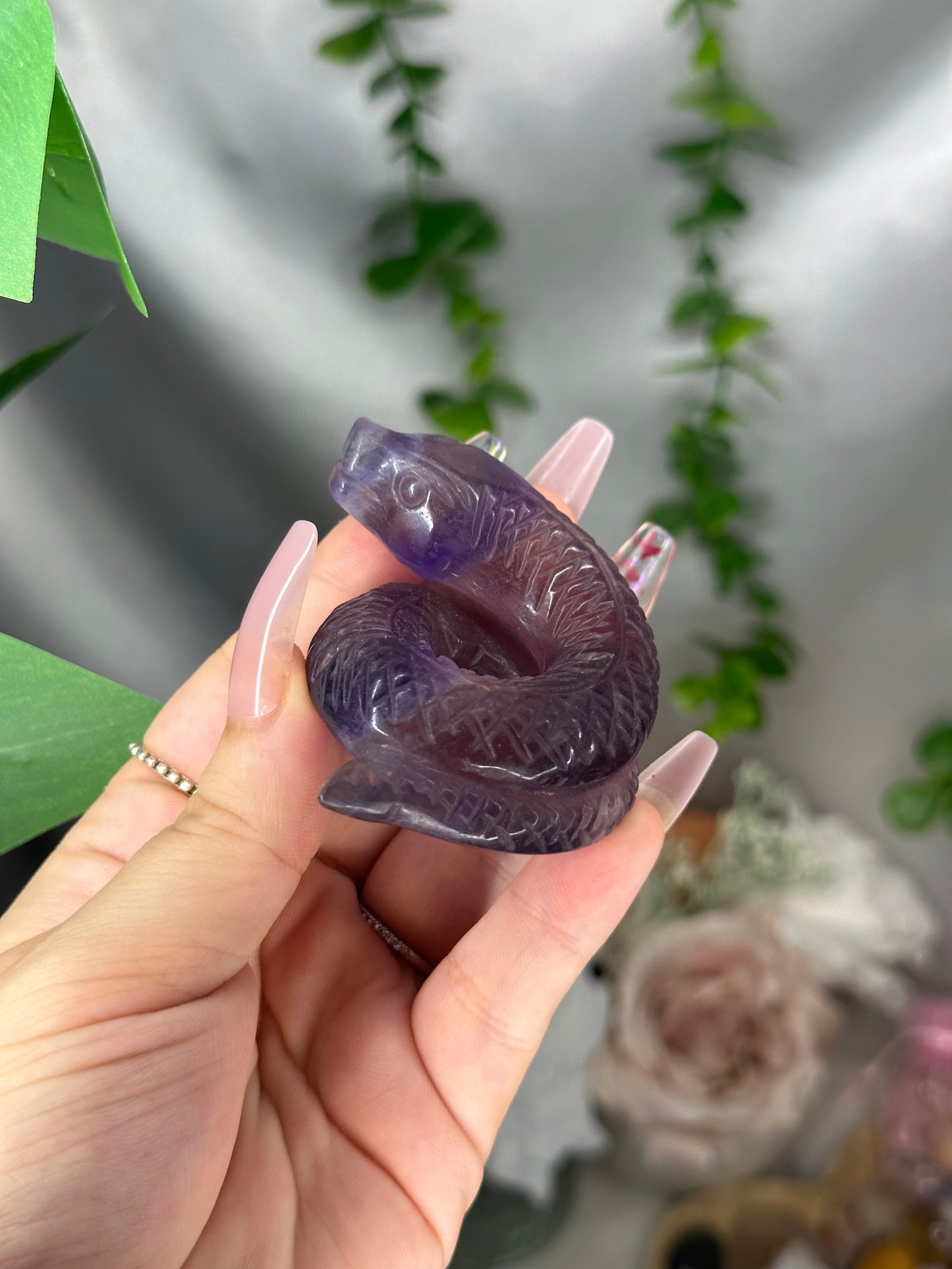 Purple Fluorite Snake