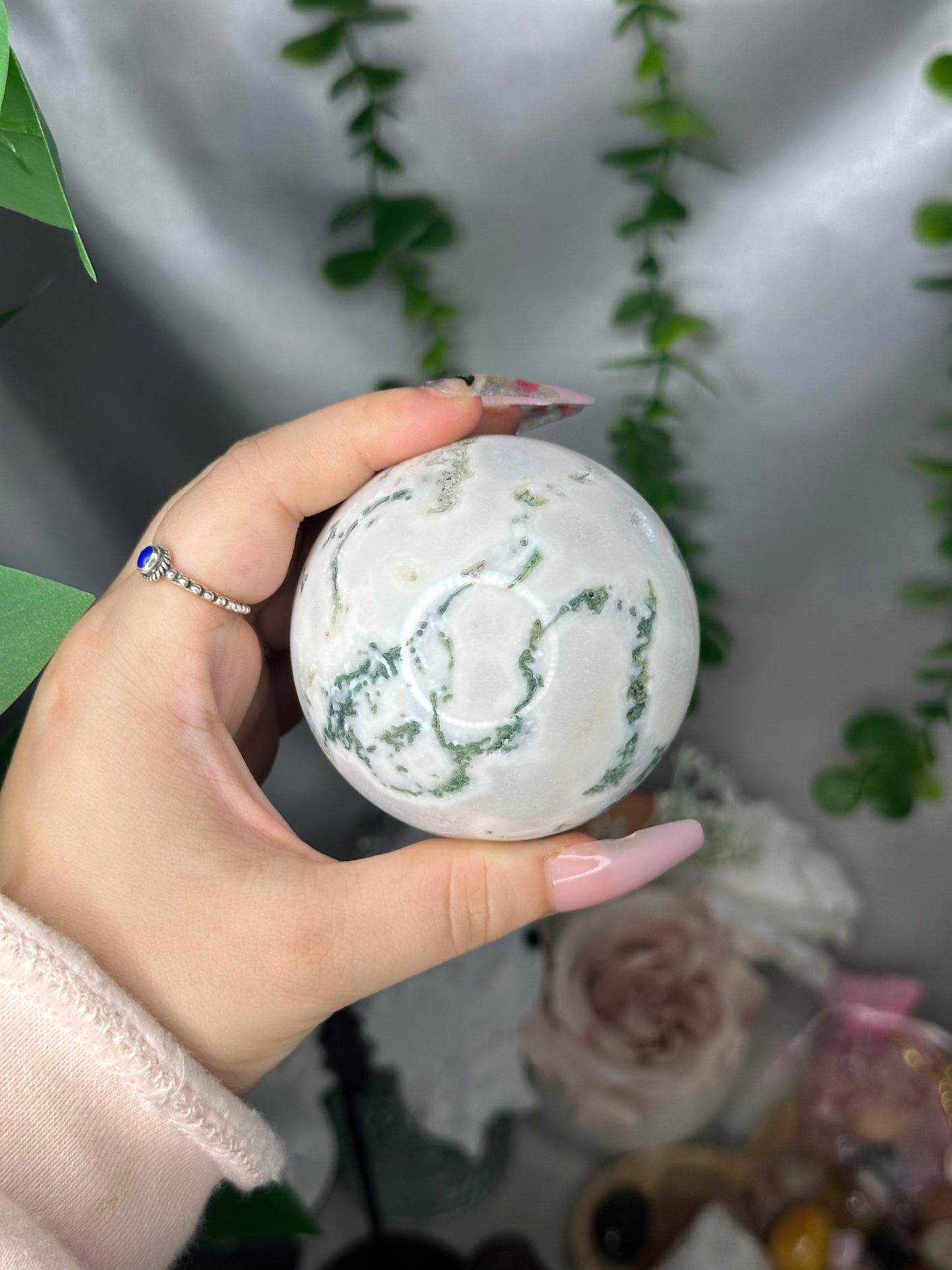 Tree Agate Sphere