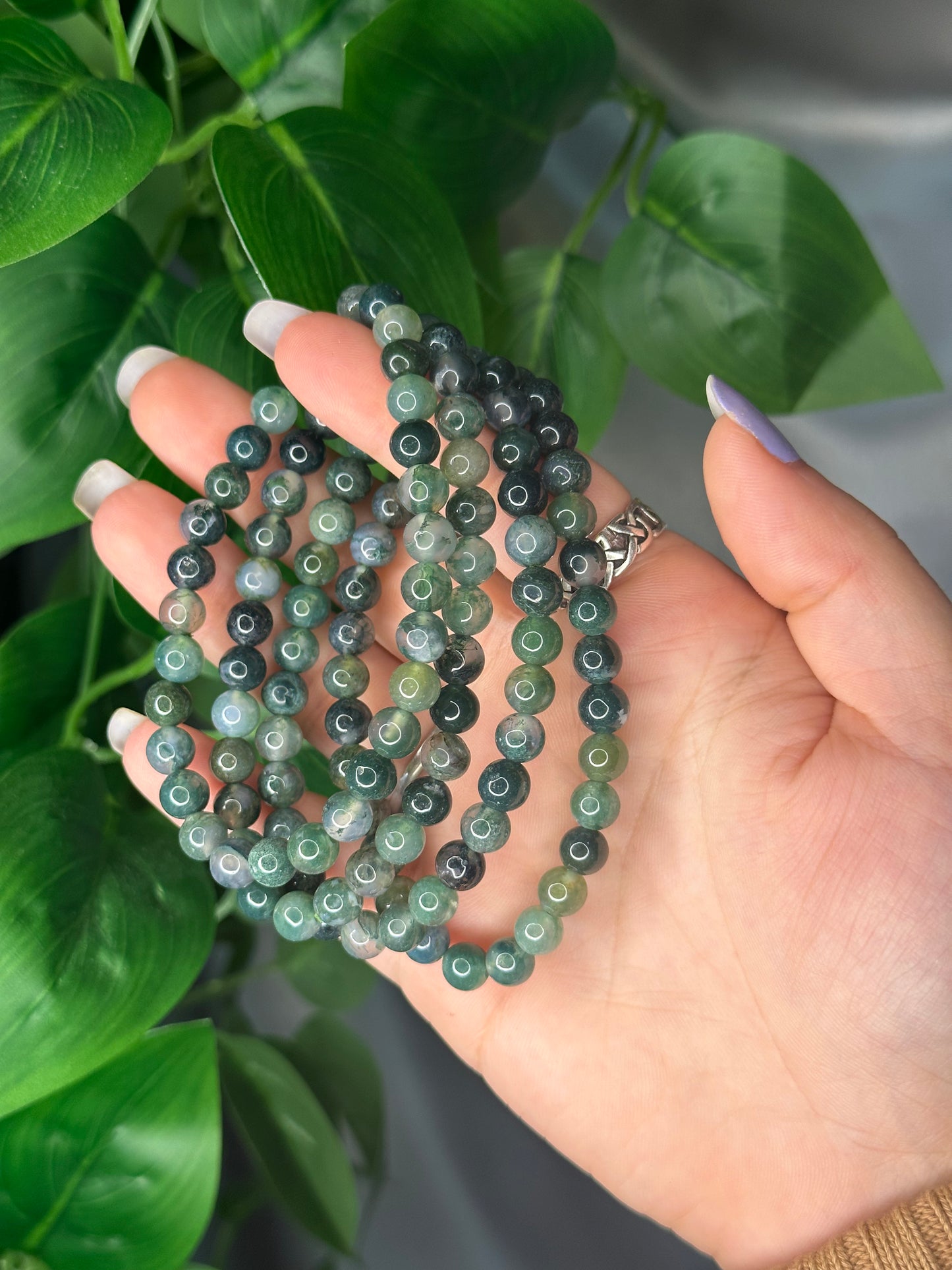 Moss Agate Bracelet