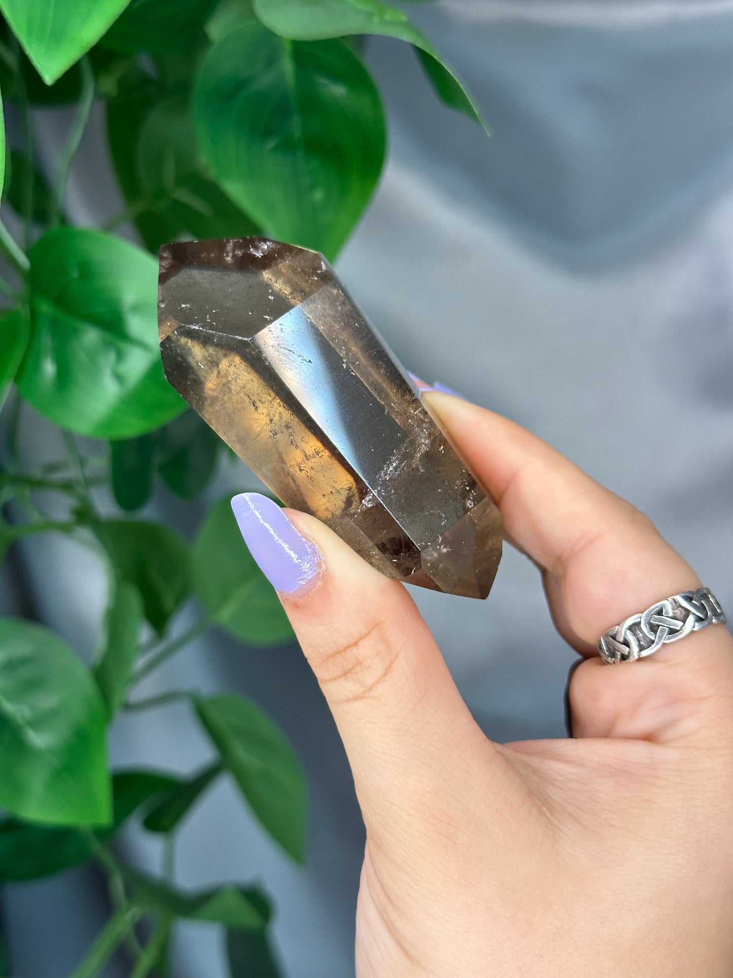 Smoky Quartz Double Terminated Point