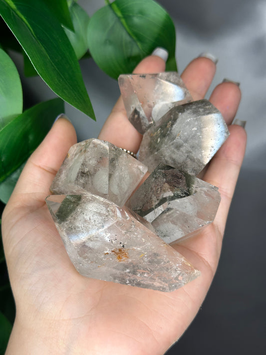 Semi Polished Garden Quartz Chunks