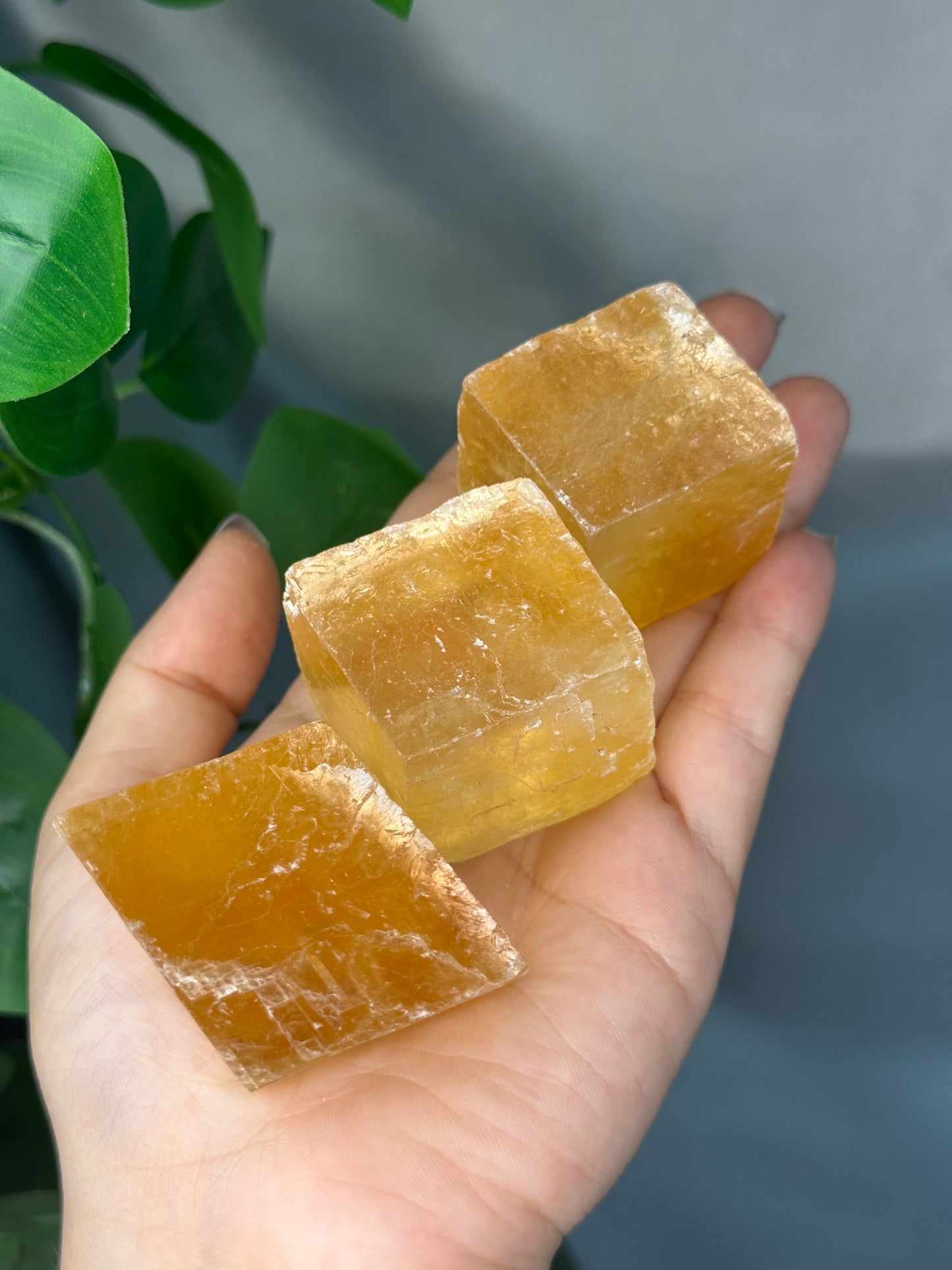 Honey Calcite Freeforms