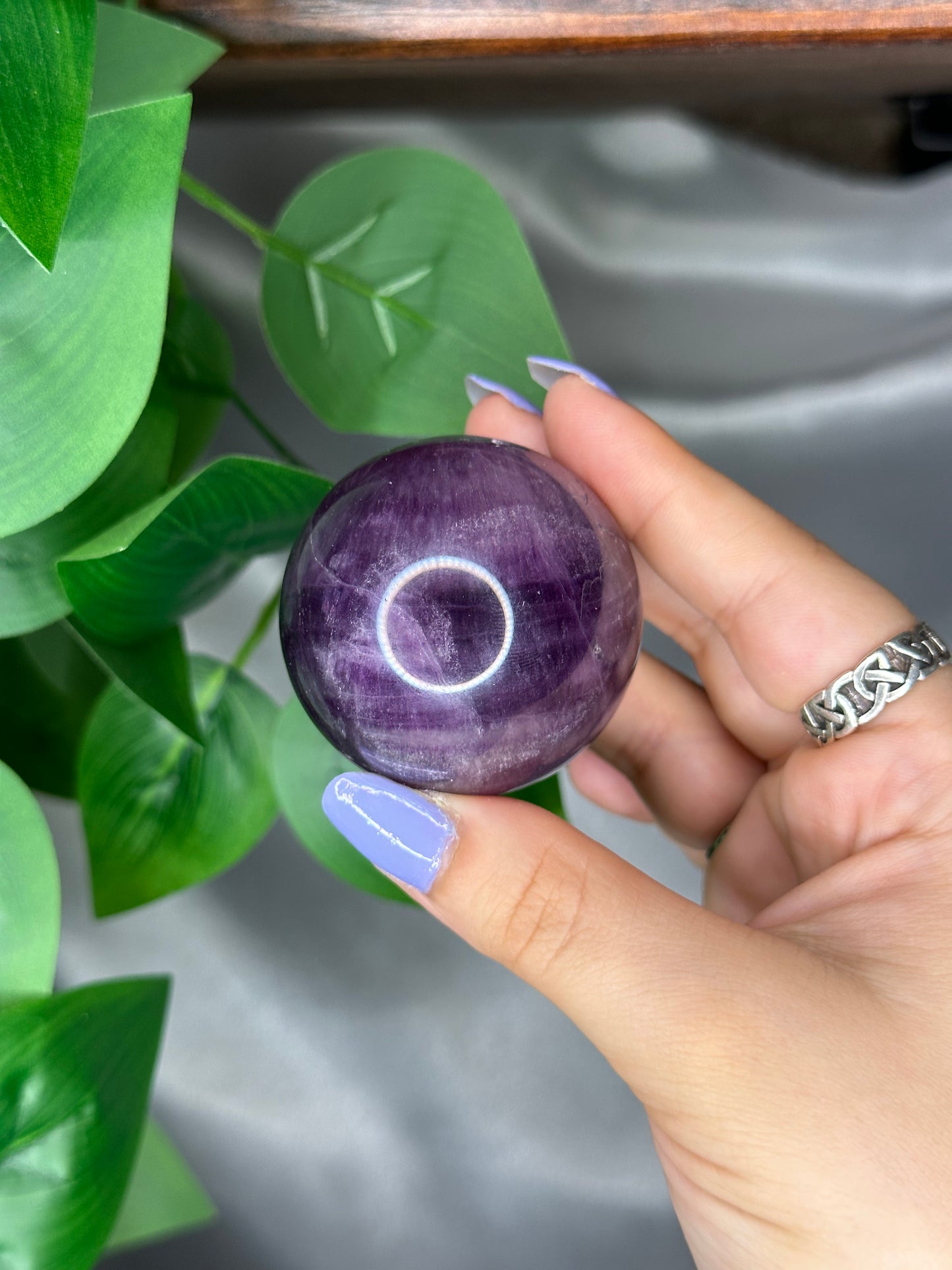 Purple Fluorite Sphere