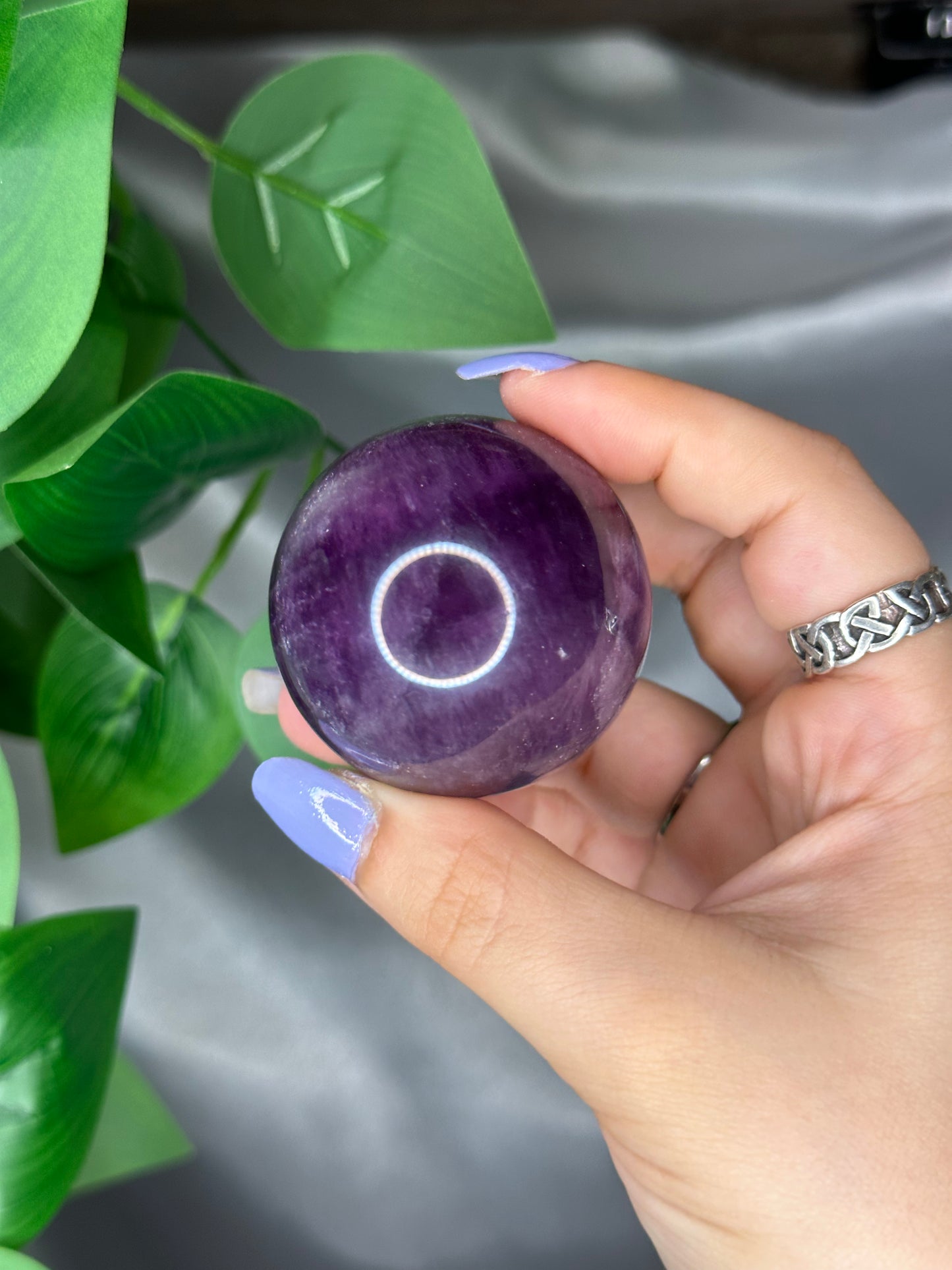 Purple Fluorite Sphere