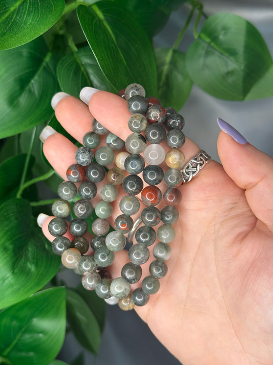 African Bloodstone Bracelet