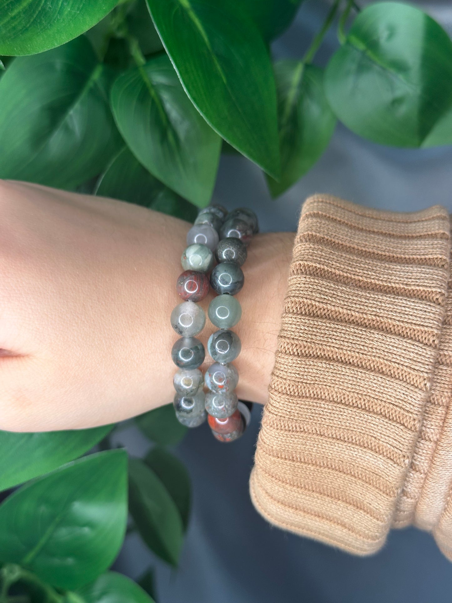 African Bloodstone Bracelet