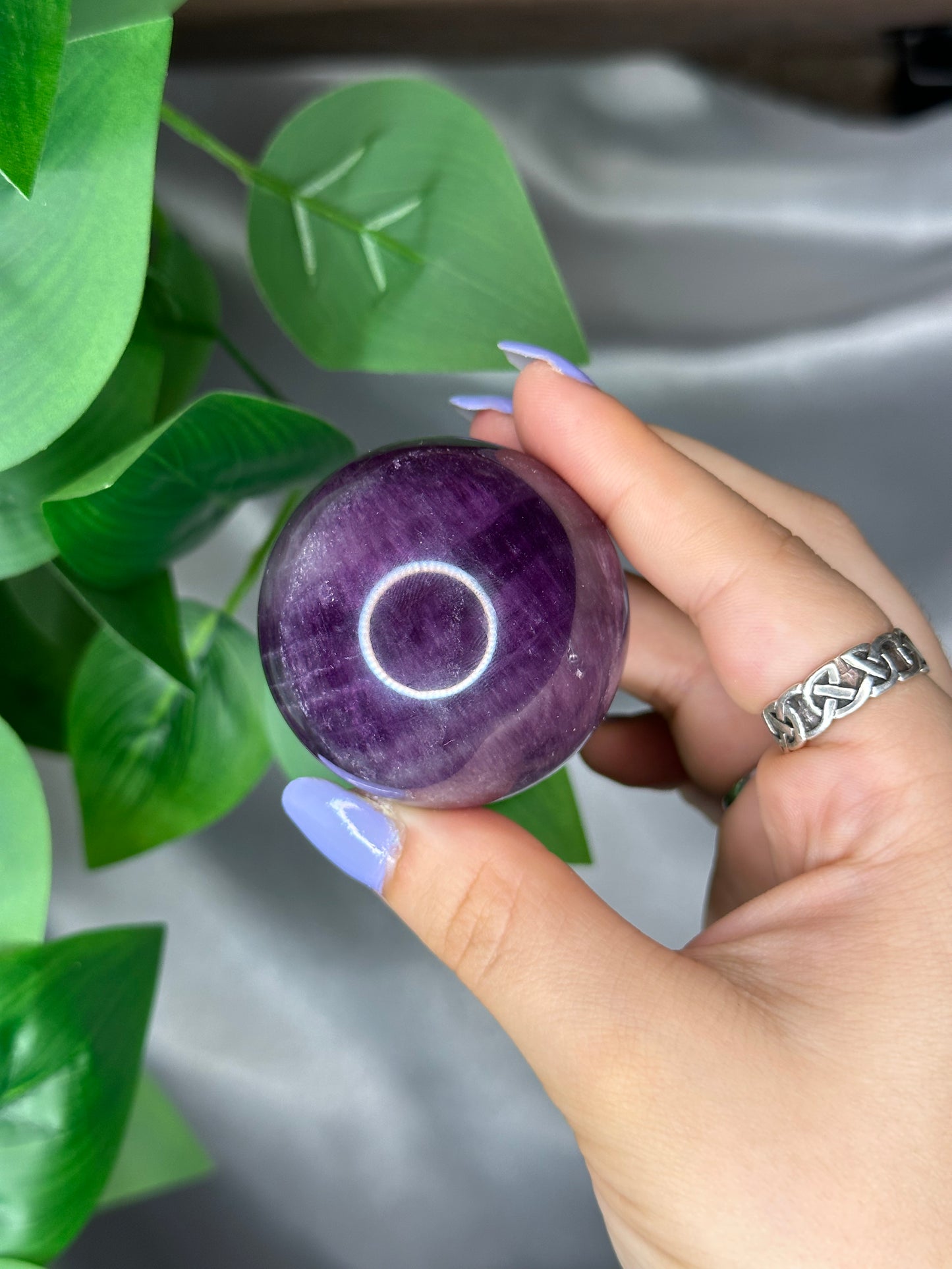 Purple Fluorite Sphere