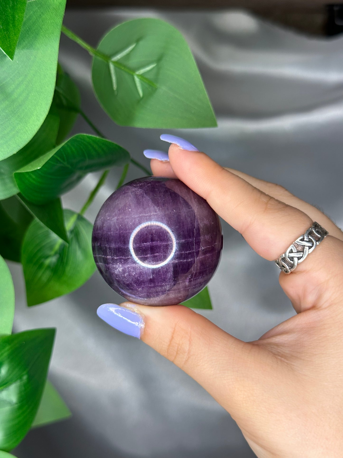 Purple Fluorite Sphere